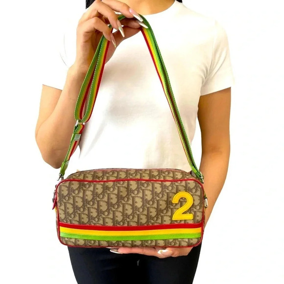 Christian Dior Trotter Monogram Crossbody/ Dior Rasta Bag - Picture 3 of 17